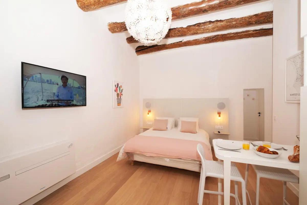 Design Suite Vieux Port Appartement Tout Equipe Climatise มาร์กเซย ภายนอก รูปภาพ